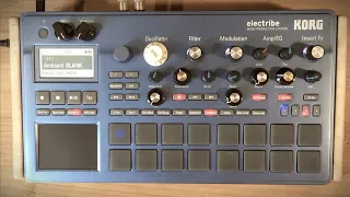 Make a simple ambient pad with korg electribe2.