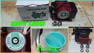 BOOSTER PUMP 220VAC - Máy bơm trợ lực vòi sen/ bồn rửa chén/ máy giặt 220V 120W tại maybommini.com