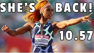 SHA'CARRI RICHARDSON RUNS SHOCKING10.57 AT MIRAMAR INVITATIONAL!