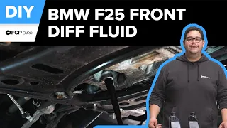 BMW X3 Front Differential Fluid Replacement Service DIY (2011-2017 BMW X3 F25 xDrive28i, xDrive35i)