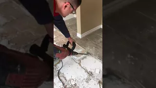 Remove Tiles With Jack Hammer