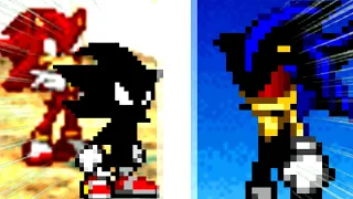 Dark Sonic e Chaos Shadow VS Seelkadoom Overdrive Sprite Animation