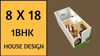 8x18 House Plan ll 16 गज में घर का नक्शा ll 144 Sqft Ghar Ka Naksha ll 8x18 House Plan