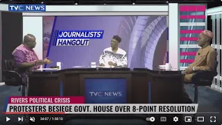 Journalists' Hangout: Protesters Besiege Rivers Govt House Over Tinubu's 8-Point Resolution