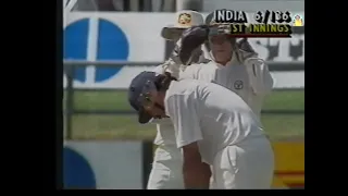 Huge! The great Kapil Dev launches Peter Taylor for a massive 6 at the Gabba 1st Test November 1991