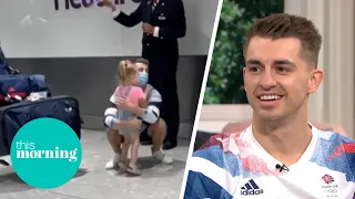 Max Whitlock's Reaction To Daughter's Adorable Airport Reunion | This Morning