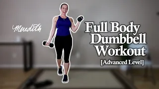 Full Body Dumbbell Workout For Seniors | Ankle Weights Optional | Advanced Level | 50 Min