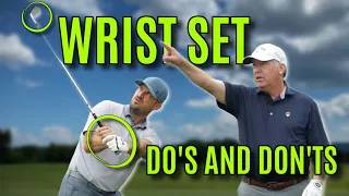 GOLF:  Wrist Set Do's And Don'ts! | Proper Wrist Set