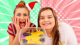 TURN THIS SLIME INTO A CHRISTMAS SLIME CHALLENGE! | JKrew