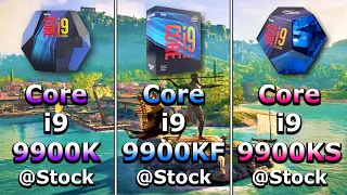 Core i9 9900K vs Core i9 9900KF vs Core i9 9900KS | PC Gameplay Benchmark Test in 1080p and 1440p