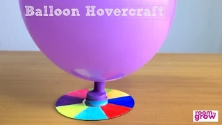 How to make a Balloon Hovercraft | Easy Crafts for kids.