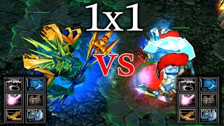 Stillhreen Guard vs Spiritbreaker Barathrum | 25 Level Same items | Who Will Beat?