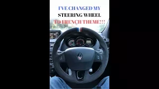 The New Steering Wheel Is ON!! How To Change Megane MK3 Steering Wheel