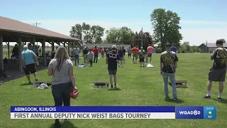 First annual Deputy Nick Weist Memorial Bags Tournament held Sunday