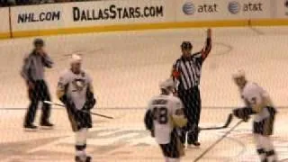 Loui Eriksson penalty shot against Brent Johnson