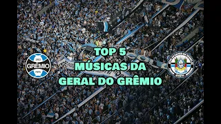 TOP 5 Músicas da Geral do Grêmio | 2020