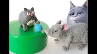 Кошка Хлоя из пластилина по мультфильму Тайная жизнь домашних животных 2