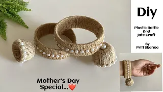 Bangles Making At Home / Plastic Bottle Craft idea | Priti Sharma