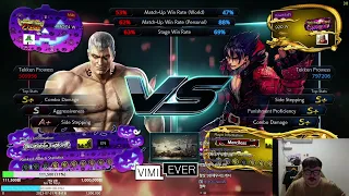 Multi vs Knee(Jin) [Tekken 7 Bryan Rank Match]