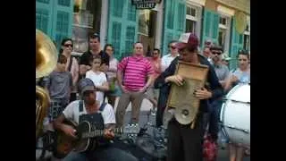 Tuba Skinny on Royal Street During French Quarter Fest 2013