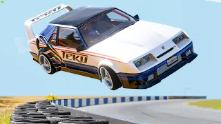 Out of Control Rollovers Crashes #53 - BeamNG Drive Crashes
