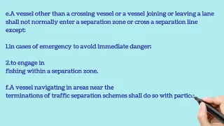 ROR RULE 10-TRAFFIC SEPARATION  SCHEMES