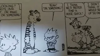 Calvin and Hobbes find New Cement (Comic Dub)