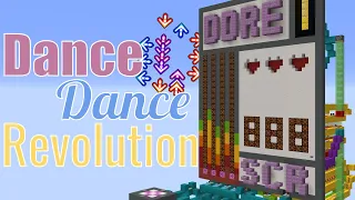 How I Made Dance Dance Revolution In MINECRAFT!!!