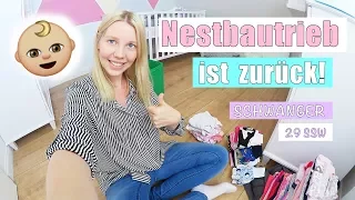 Schwangerschaft in Gefahr?! 😱 | Newborn Kleidung einräumen | 29 SSW | Isabeau