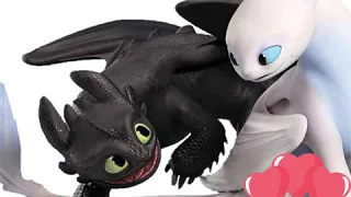 Toothless and lightfury