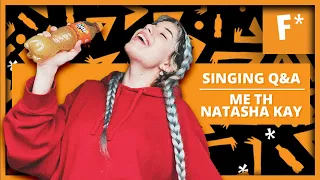 Singing Q&A με την Natasha Kay | Livestream the F* academy by Fanta