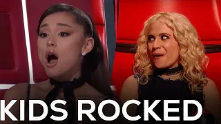 TOP 5 KIDS COVERS ON THE VOICE EVER PART 1 | MIND BLOWING