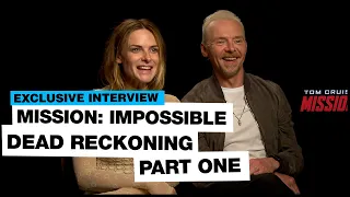 Simon Pegg, Rebecca Ferguson talk Mission: Impossible and "always on" Tom Cruise