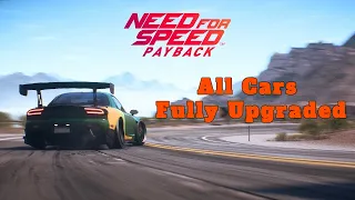 Need For Speed payback: Every Car Upgraded To Level 399!