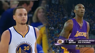 Stephen Curry vs Kobe Bryant Full Highlights 2014.11.01 Lakers at GSW - Curry Ownes IT!