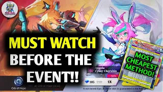 MUST WATCH THIS BEFORE NEW ASPIRANTS EVENT!! | Cheapest way to get Aspirant Skins Mobile Legends