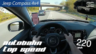 Jeep Compass 4x4 (2019) - Autobahn Top Speed / Acceleration / Test Drive POV