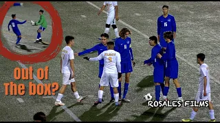 Intense Game - San Diego vs Brawley High School Boys Soccer