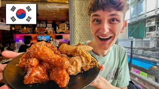 Americans FIRST TIME Trying Korean Fried Chicken in Seoul! 🇰🇷