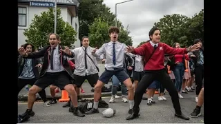 Students perform haka to pay tribute to Christchurch shooting victims