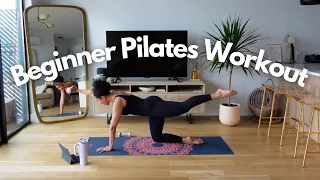 30 Min Pilates Workout for Beginners! The perfect routine to learn Pilates at home with no equipment