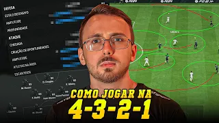 COMO JOGAR NA 4-3-2-1 NA PRÁTICA! APRENDA A ATACAR E DEFENDER | EAFC 24