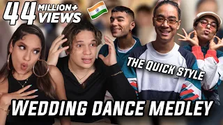 Latinos react to Pakistani/Norwegian Dance crew 'QUICK STYLE' - Wedding Indian Dance Medley