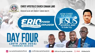 PROPHET HEZEKIAH OLADEJI'S MINISTRATION AT ERIO 2023 POWER EXPLOSION (DAY 4) MORNING SESSION