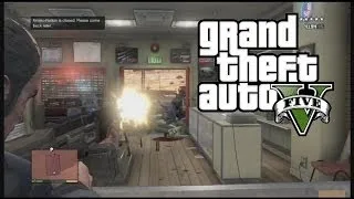 GTA V - Ammu-Nation police shootout (five stars)