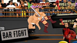 Rowan, Bryan & Big E vs. Zayn, Nakamura & Cesaro: Bar Fight, Jan. 1, 2021 | Wrestling Revolution