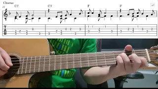 Sway - Easy Fingerstyle Guitar Playthrough Tutorial Lesson With Tabs