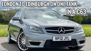 Can I Drive My C63 From London To Edinburgh On One Tank Of Fuel? (400 Miles in a 6.2 V8)