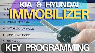 How to Program Keys & Neutralize Immobilizer on KIA & Hyundai | Key Teaching | Limp Home Mode