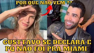 Gusttavo Lima faz DECLARAÇÃO a Andressa Suita e aos filhos e mostra o POR QUÊ não foi a Miami